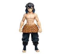 McFarlane Toys Demon Slayer Inosuke Hashibira 5-Inch Action Figure - Fun Pint-Sized Collectible with Articulation, 2 Swords, and Demon Slayer Season 1 Look