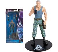 McFarlane Toys , Disney Avatar, 4-inch Miles Quaritch Avatar Movie Action Figure