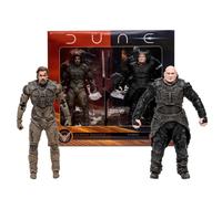 McFarlane Toys Dune: Part Two Gurney Halleck & Rabban 7-Inch Action Figures 2-Pack - Incredibly Detailed Warriors with Ultra Articulation, Swords, Whip, and Collectible Art Cards