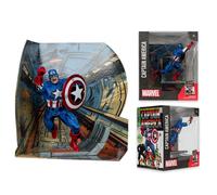McFarlane Toys Marvel Captain America 1:10th Scale Collectible Figure with Scene