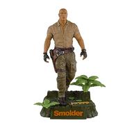 McFarlane Toys Movie Maniacs Smolder 6-Inch Scale Figure - Jumanji: The Next Level Collectible with Exclusive Bonus Item, Environmental Base, Printed Backdrop, and Art Card for Collectors