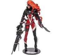 McFarlane Toys, Spawn Comic 7-inch Deluxe She Spawn Action Figure with 22 Moving Parts, Collectible Figure with Accessories and Collectors Stand Base - Ages 12+