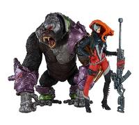 McFarlane Toys Spawn She-Spawn & Cygor Action Figure 2-Pack Gold Label, Highly Detailed & Ultra Articulated Collectibles with Exclusive Window Box Packaging - Collectible Figures