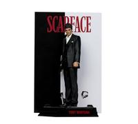 McFarlane Toys - Tony Montana (Scarface) 6in Posed Figure | Movie Maniacs Sarface 6 Inch Static Figure - Tony Montana