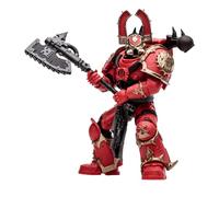McFarlane Toys Warhammer 40,000 World Eaters Khorne Berzerker 7 Inches Figure - Brutal Chaos Warrior with Art Card