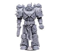McFarlane Toys, Warhammer 40000 Chaos Space Marine Action Figure with 22 Moving Parts, Unpainted Collectible Warhammer Figure with collectors stand base, Customise Your Figure - Ages 12+