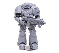 McFarlane Toys, Warhammer 40000 Dark Angel Intercessor Action Figure with 22 Moving Parts, Unpainted Collectible Warhammer Figure with collectors stand base, Customise Your Figure - Ages 12+
