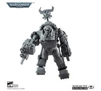 McFarlane Toys, Warhammer 40000 Ork MegaNob with Shoota Mega Action Figure with 22 Moving Parts, Unpainted Collectible Warhammer Figure with collectors stand base, Customise Your Figure - Ages 12+