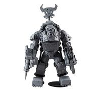 McFarlane Toys, Warhammer 40000 Ork MegaNob with Shoota Mega Action Figure with 22 Moving Parts, Unpainted Collectible Warhammer Figure with collectors stand base, Customise Your Figure - Ages 12+