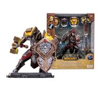 McFarlane Toys World of Warcraft 6" - Human: Paladin/Warrior Action Figure (Rare) - Incredibly Detailed 1:12 Scale Figure Based on the Global Phenomenon