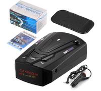 Mcflash Speed Camera Detector And Radar Detector With 360 Degree Protection Voice Alerts For Vehicle (Black)