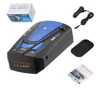 Mcflash Speed Camera Detector, Mcflash Radar Detector Car, Dc 12v Long Range Radar Detector with 360 Degree Protection, Car Speed Camera Detector with Voice Alerts Speed Camera Alerts (Blue)