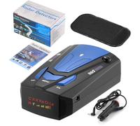 Mcflash Speed Camera Detector, Mcflash Radar Detector, Mcflash Speed Camera Detection with 360 Degree Protection Voice Alerts and and Speed Camera Alerts Vehicle (Blue)