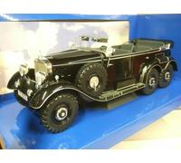 MCG 1/18 D/CAST 1938 MERCEDES-BENZ G4 (W31) 6 WHEEL GERMAN STAFF CAR BLACK 18209