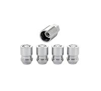 McGard 24154 Chrome Cone Seat Wheel Locks (M12 x 1.25 Thread Size) - 4 Locks / 1 Key