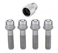 SU Locking Wheel Bolt Set M14x1.5 34mm Radius 14mm 17mm Hex Lug - McGard 28044SU