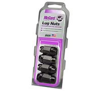 McGard 64074 Black (M14 x 1.5 Thread Size) Bulge Cone Seat Style Lug Nut, 4 Count (Pack of 1)