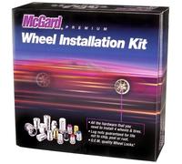 McGard 65515BK Black Spline Drive 5 Lug Wheel Installation Kit (M14 x 1.5), 16 Lug Nuts / 4 Locks / 1 Key / 1 Install Tool