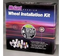 McGard 68032BK Black M14 x 1.5 Thread Size Radius Seat Lug Bolt Wheel Installation Kit for 5 Lug Vehicles