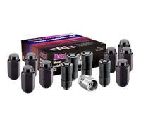 McGard 84640 Black Cone Seat Wheel Installation Kit for 6 Lug Vehicles (M14 x 1.5 Thread Size)