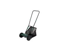 McGregor 30cm Manual Cylinder Lawnmower Rear Roller 23L Grass Bag 4-Height Blade