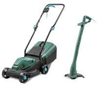 McGregor 31cm 1200W Electric Mower & 23cm 320W Grass Trimmer