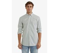 McGregor Poplin Stripe Peached Shirt Moss Green size 3XL | Longsleeves Outlet | Men | Orange 3XL