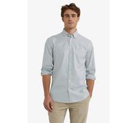 McGregor Stretch Oxford Shirt Big Stripe Winter Sage size 3XL | Formal Shirts Outlet | Men | Green 3XL
