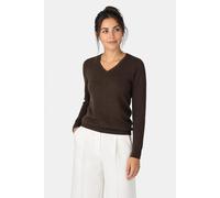 McGregor V-neck Sweater Chocolate Brown size S | Sweaters Outlet | Women | Brown S