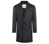 McGregor Wool Herringbone Over Coat Dark Grey Melange size S | Single Breasted Coats Outlet | Men | Gray S