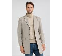 McGregor Wool Herringbone Over Coat Sand size S | Single Breasted Coats Outlet | Men | Brown S