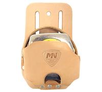 McGuire Nicholas 466V Tape Measure Holder in Tan Saddle Leather