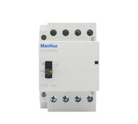 MCH8-63M 4P 63A 220V/230V 50/60HZ Din rail Household ac Modular contactor with Manual Control Switch(2NO 2NC)