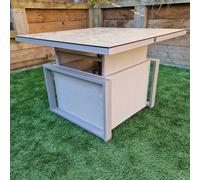 mchenry garden ceramic glass top lift up dining table in natural
