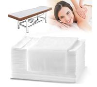 MCHERRY 40 PCS Spa Bed Sheets Disposable Massage Table Set, 40 Pcs 31" x 71" Massage Sheets Cover Non-Woven Fabric for Beauty Salon, Hotels
