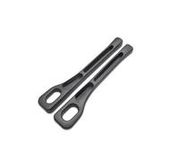 MCHHYL 2 Pack Car Seat Gap Filler Organiser for VW Golf VI Plus 2008-2014, Fit Front Seat Drop Blocker with Seatbelt Hole Car Accessories,Black