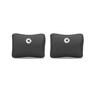 MCHHYL Car Headrest for Smart EQ fortwo (C453) 2018-2019, Head Support Pillow Headrest Headrest Cushion Car Seat Pillow Travel Comfort Cushion,Black-Two headrests