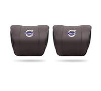 MCHHYL Car Headrest for Volvo XC60 2018 2019 2020 2021 2022 2023 2024, Head Support Pillow Headrest Headrest Cushion Car Seat Pillow Travel Comfort Cushion,Coffee-Two headrests