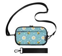 MCHIVER Bees Crossbody Bags for Women Cell Phone Bag | Small Cute Travel Purse, with Card Slots, for Daily Use