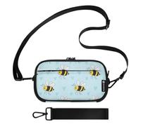 MCHIVER Bees Crossbody Bags for Women Cell Phone Wallet | Small Crossbody Bags, with Card Slots, for Women Casual