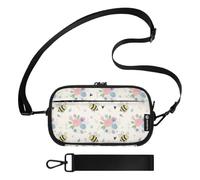 MCHIVER Bees Crossbody Bags for Women Phone Wallets | Small Travel Wallet, with Adjustable Strap, for Travel and Daily Use