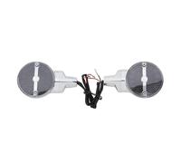 MCHkR LED Turn Signals Compatible With Touring Electra Road King FLHR FLHTC Heritage Classic FLSTC Motorcycles(LED -2 wire -Smoke)