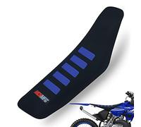 MCHMFG Motorcycle Universal Seat Cover Non-Slip Suitable Rubber Striped Grip Gripper Soft for CRF WR WRF RMZ YZF SXF EXC EXC XC SX CR KLX 250 Dirt Pit Bike Motocross Off Road Motorbike (Blue)