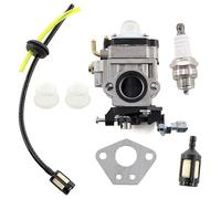 MCHNIC 15mm Carburetor Carburettor Fuel Line Filter Kit for Hyundai HYMT5080 HYMT5200 HYWT5080 HYBC5080AV 52cc & Other 43-52cc Models Brush Petrol Multi Tool