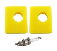 MCHNIC 2 Air Filter & Spark Plug Service Kit for Briggs & Stratton 799579 08P502 08P602 09P602 09P702 09P000 08P000 300E 450E 500E 550EX 625EX 675EX 675EXI 725EXI for Troy Bilt TB110 TB115 TB554 Seri