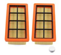 MCHNIC 2 Pack Flat Pleated Filter for 6.415-953.0 Kärcher AD4 Premium, AD2, AD2 Battery, AD3 Premium, AD3, AD 3.200, AD 3.000, for Kärcher KFI 7420 Vacuum Cleaner