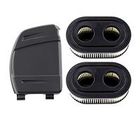 MCHNIC 2 x Air Filter with Air Filter Cap for Briggs & Stratton Engines 550E 575EX 575IS 625EXI 650EXI 675EXI 675IS Replaces 594106 798339 798452 593260 093000er 09P0000er 4247 5432 Lawnmower