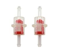 MCHNIC 2 x Fuel Filter Petrol Filter for 3/16 Inch 5 mm Trousers Arctic Cat Inline Fuel Filter for Motorcycles ATV UTV Snowmobile Sledge Tractors Ski Cross Country Bikes GoKart and Other Petrol