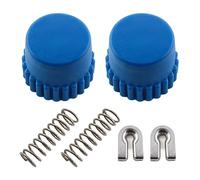 MCHNIC 2 x Push Buttons Springs Eyelet Sleeves for Husqvarna T25 T25B T25BB Trimmer Head 122LDX 124L 125L 125LDX 128L 128LD 128DJX 128LDX 128R 128RJ 129L 129LDX 129DJX 223L 223R Replaces 5 373338 701