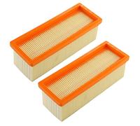 MCHNIC 2pack Flat pleated Filter for Kärcher Vacuum cleaner SE 5.100, SE5.100, SE 5100, SE5001 A2701 TE, A2701TE, A2731 PT, A2731PT, A2801 64144980 Vacuum cleanerfilter